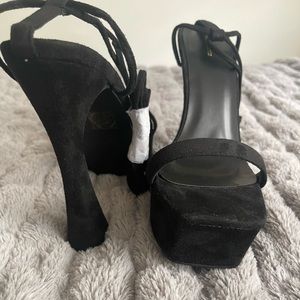 PLT square toe heels NEVER WORN